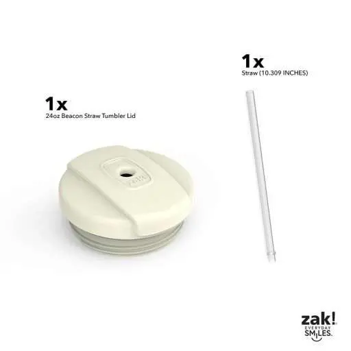 Replacement Beacon Straw Tumbler Lid (Cream)